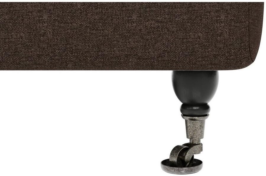 Home affaire 2-zitsbank NORIN twee soorten poten: voor wieltjes aan de achterkant houten poten - Foto 3