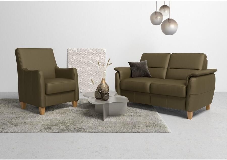 Home affaire 2-zitsbank Palmera Binnenveringsinterieur stekkersysteem voor 2 hoofdsteunen (optioneel) - Foto 3