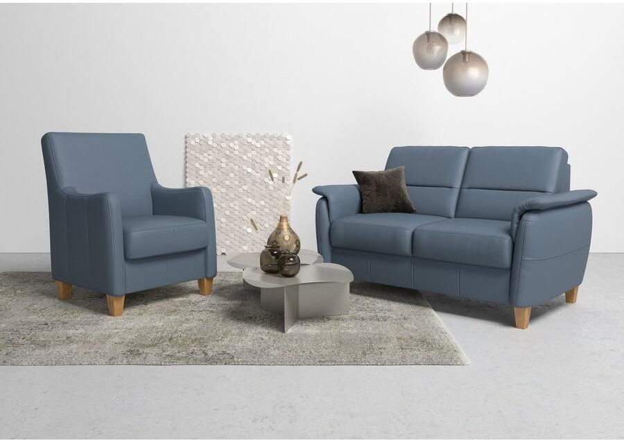 Home affaire 2-zitsbank Palmera Binnenveringsinterieur stekkersysteem voor 2 hoofdsteunen (optioneel) - Foto 3