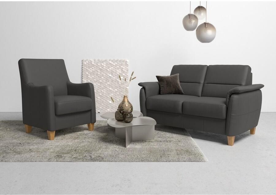 Home affaire 2-zitsbank Palmera Binnenveringsinterieur stekkersysteem voor 2 hoofdsteunen (optioneel) - Foto 3