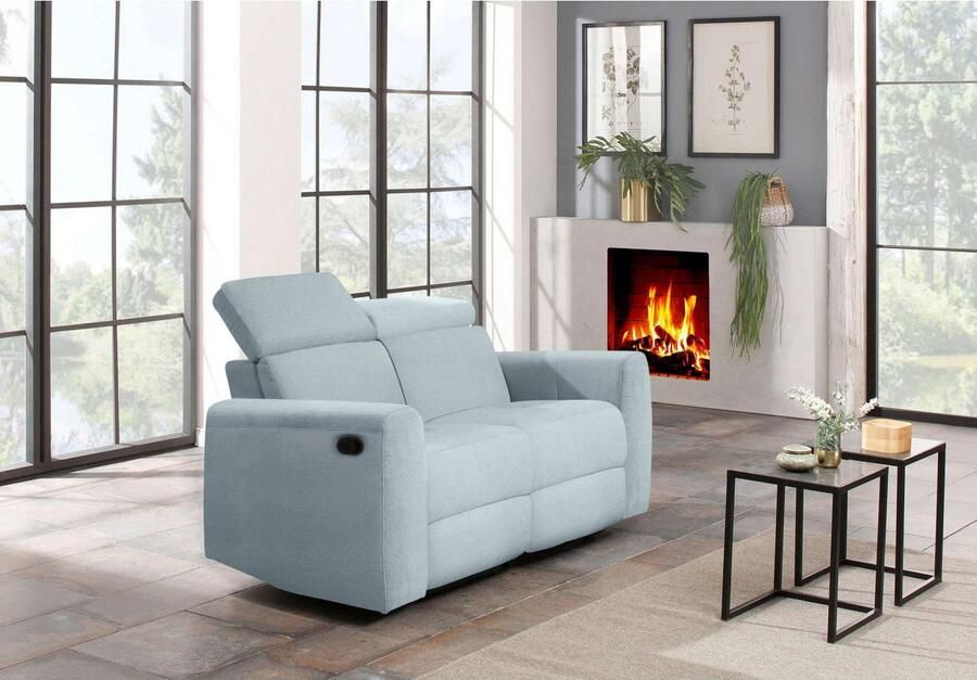 Home affaire 2-zitsbank Sentrano 152 cm man. of electr. relaxfunctie en usb kopverstelling - Foto 2