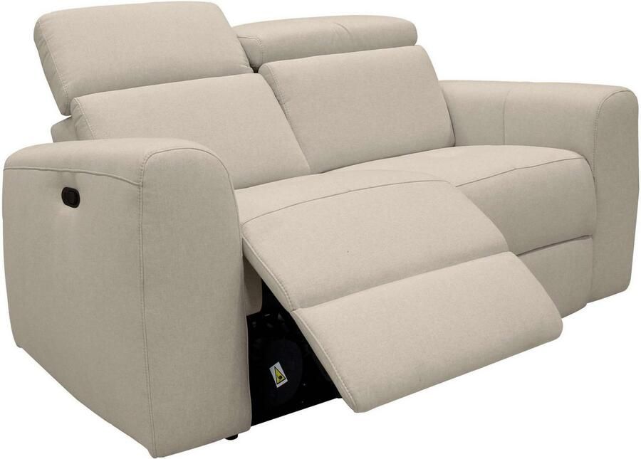 Home affaire 2-zitsbank Sentrano 152 cm man. of electr. relaxfunctie en usb kopverstelling