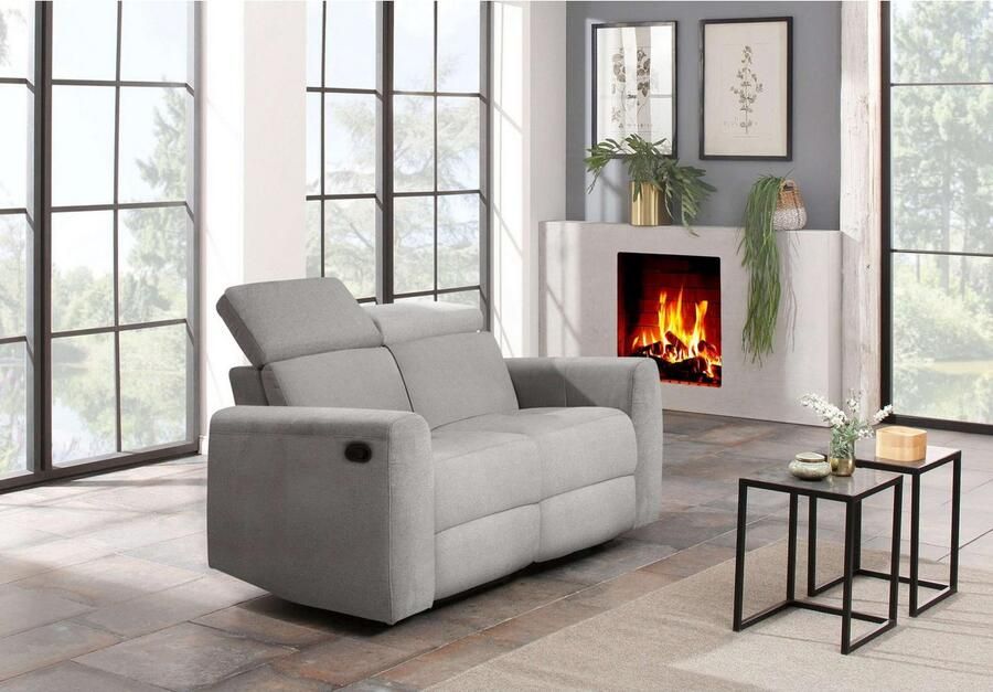 Home affaire 2-zitsbank Sentrano 152 cm man. of electr. relaxfunctie en usb kopverstelling - Foto 3