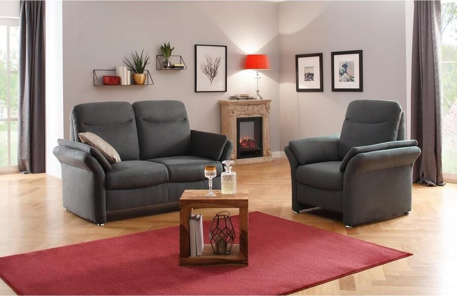 Home affaire 2-zitsbank Tahoma met verstelbare armleuningen binnenvering - Foto 5