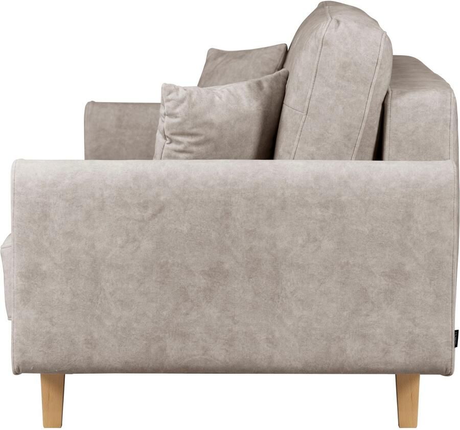 Home affaire 3-zitsbank TRIPLO optioneel slaapbank met bedlade afmetingen B D H: 215 100 89 cm