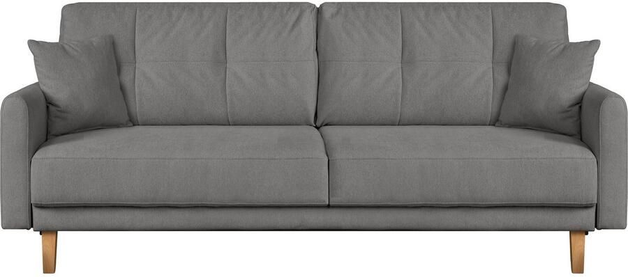 Home affaire 2-zitsbank TRIPLO met golfsysteem afmetingen B D H: 165 100 89 cm Bank met stiksel in het ruggebied incl. rugkussen en sierkussen - Foto 4