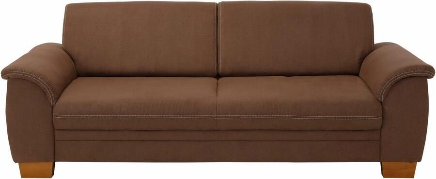 Home affaire 3 5-zitsbank Husum met zitdiepteverstelling contrastnaad en binnenvering - Foto 8