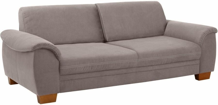 Home affaire 3 5-zitsbank Husum met zitdiepteverstelling contrastnaad en binnenvering - Foto 3