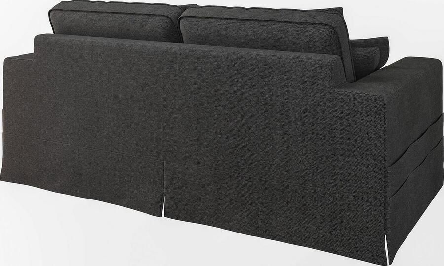 Home affaire 3-zitsbank ALISSAS BIS met veel kussens biesjes aan de kussens Hoes-look kleine zakken aan de zijkant voor opberging - Foto 4