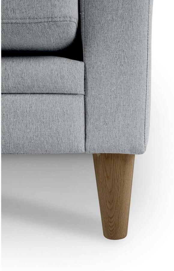 Home affaire 3-zitsbank Arellano breedte 217 cm klassiek ontwerp 2 sierkussens inbegrepen fijn geweven stof - Foto 5