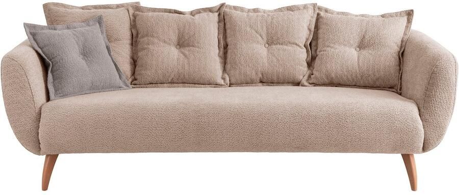 Home affaire 3-zitsbank Baggio modern en romantisch design comfortabel - Foto 5