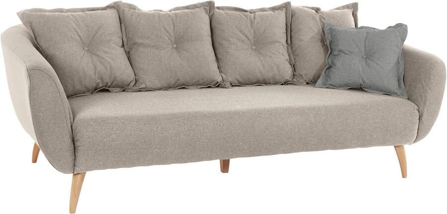 Home affaire 3-zitsbank Baggio modern en romantisch design comfortabel - Foto 5