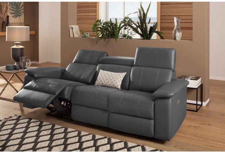 Home affaire 3-zitsbank Binado met handmatige of elektrische relaxfunctie met usb-aansluiting - Foto 3