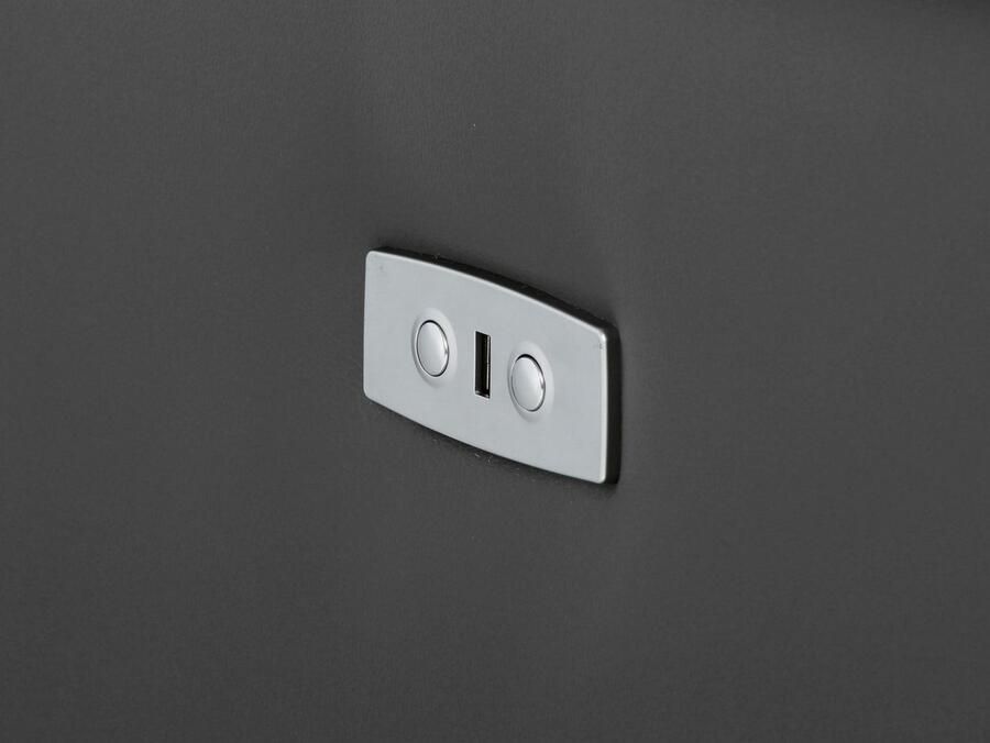 Home affaire 3-zitsbank Binado met handmatige of elektrische relaxfunctie met usb-aansluiting