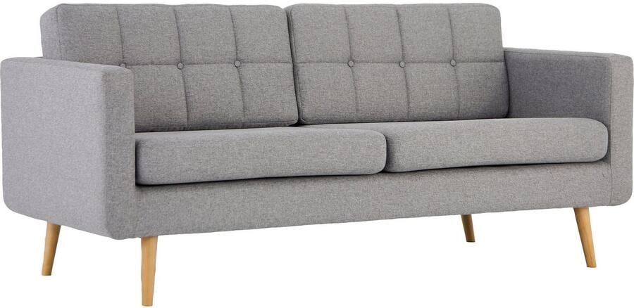 Home affaire 3-zitsbank Brest met capitonnage en stiksels achter strak design - Foto 5