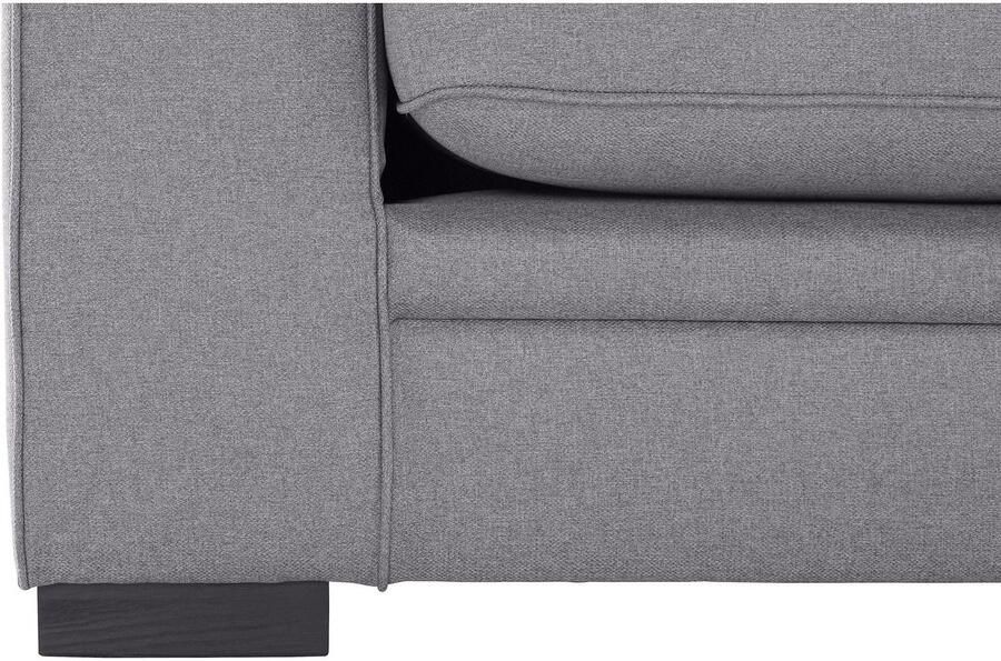 Home affaire 3-zitsbank Broughton zacht zitcomfort incl. 2 sierkussens opstaande naad - Foto 4