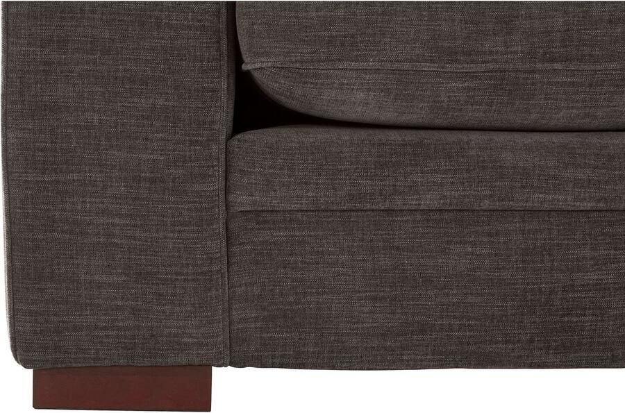 Home affaire 3-zitsbank Broughton zacht zitcomfort incl. 2 sierkussens opstaande naad - Foto 4