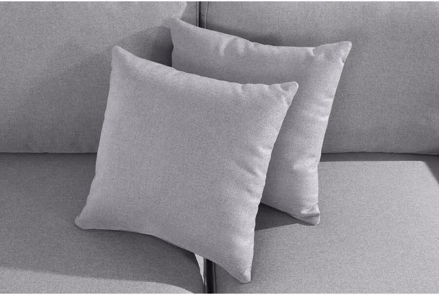 Home affaire 3-zitsbank Broughton zacht zitcomfort incl. 2 sierkussens opstaande naad - Foto 3