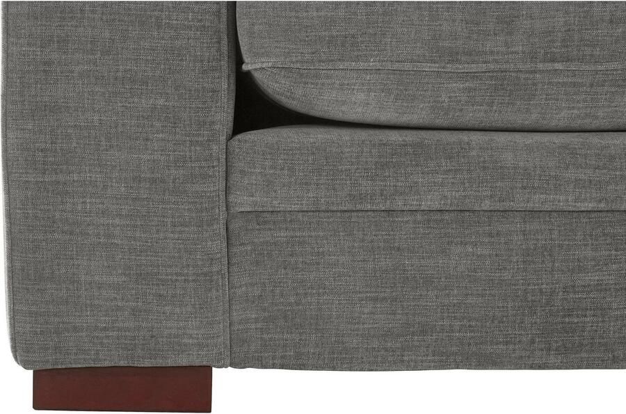 Home affaire 3-zitsbank Broughton zacht zitcomfort incl. 2 sierkussens opstaande naad - Foto 4