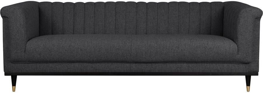 Home affaire 3-zitsbank Chamby met houten rand onder en stiksels bij de leuning - Foto 5