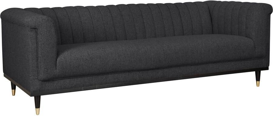 Home affaire 3-zitsbank Chamby met houten rand onder en stiksels bij de leuning - Foto 3