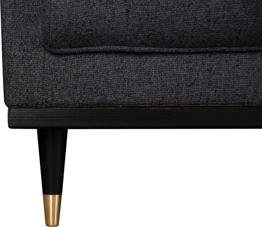 Home affaire 2-zitsbank Chamby met houten rand onder en stiksels bij de leuning - Foto 2