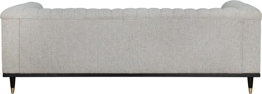 Home affaire 3-zitsbank Chamby met houten rand onder en stiksels bij de leuning - Foto 4