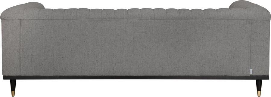 Home affaire 3-zitsbank Chamby met houten rand onder en stiksels bij de leuning - Foto 4