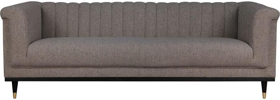 Home affaire 3-zitsbank Chamby met houten rand onder en stiksels bij de leuning - Foto 5