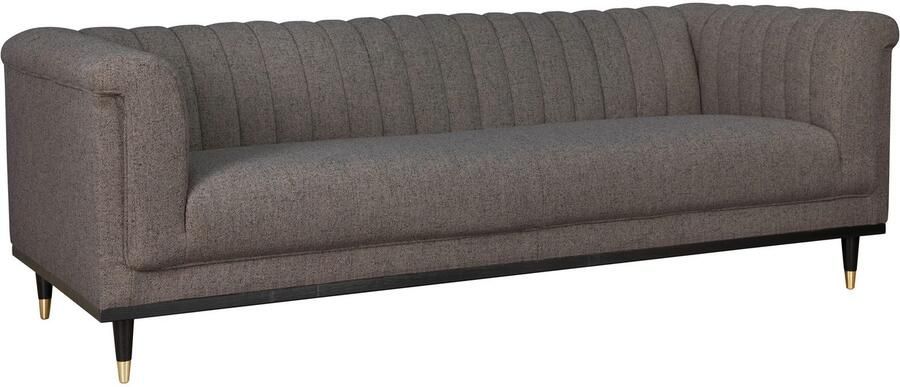 Home affaire 3-zitsbank Chamby met houten rand onder en stiksels bij de leuning - Foto 3