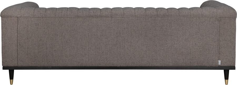 Home affaire 3-zitsbank Chamby met houten rand onder en stiksels bij de leuning - Foto 4