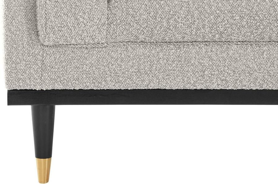 Home affaire 3-zitsbank Chamby New bouclé-structuurbekleding met stiksels bij de leuning - Foto 3