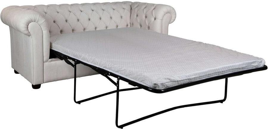 Home affaire 3-zitsbank CHARENTE optionele slaapbank Chesterfield-sofa bedfunctie met edele knoopbevestiging en typische armleuningen b d h 198 89 74 cm - Foto 8