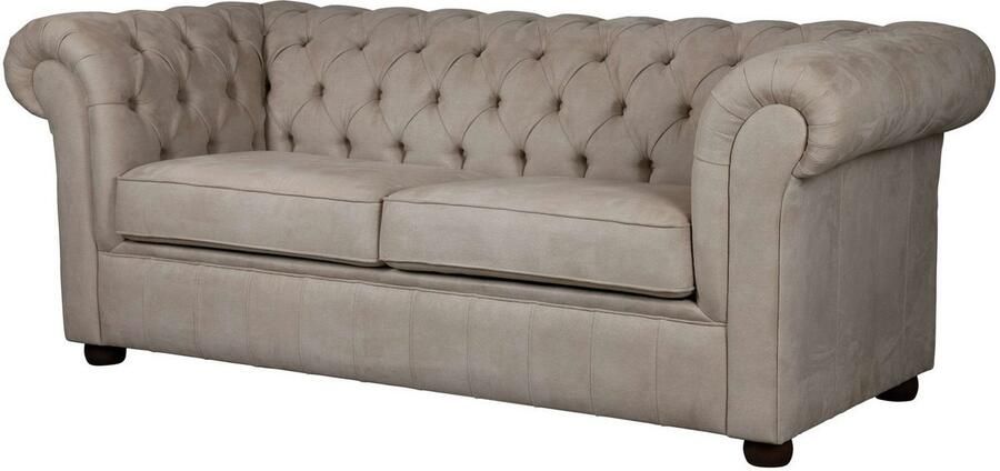 Home affaire 3-zitsbank CHARENTE optionele slaapbank Chesterfield-sofa bedfunctie met edele knoopbevestiging en typische armleuningen b d h 198 89 74 cm - Foto 10