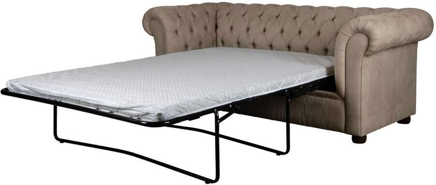 Home affaire 3-zitsbank CHARENTE optionele slaapbank Chesterfield-sofa bedfunctie met edele knoopbevestiging en typische armleuningen b d h 198 89 74 cm - Foto 7