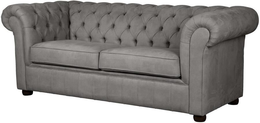 Home affaire 3-zitsbank CHARENTE optionele slaapbank Chesterfield-sofa bedfunctie met edele knoopbevestiging en typische armleuningen b d h 198 89 74 cm - Foto 5