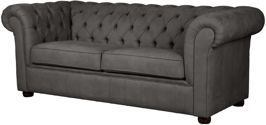 Home affaire 3-zitsbank CHARENTE optionele slaapbank Chesterfield-sofa bedfunctie met edele knoopbevestiging en typische armleuningen b d h 198 89 74 cm - Foto 9