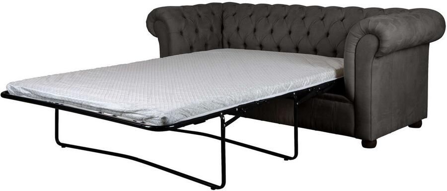 Home affaire 3-zitsbank CHARENTE optionele slaapbank Chesterfield-sofa bedfunctie met edele knoopbevestiging en typische armleuningen b d h 198 89 74 cm - Foto 7