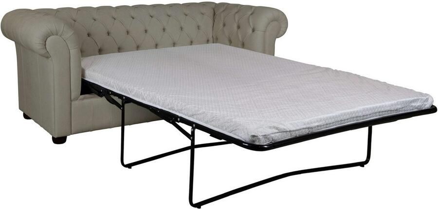 Home affaire 3-zitsbank CHARENTE optionele slaapbank Chesterfield-sofa bedfunctie met edele knoopbevestiging en typische armleuningen b d h 198 89 74 cm - Foto 8