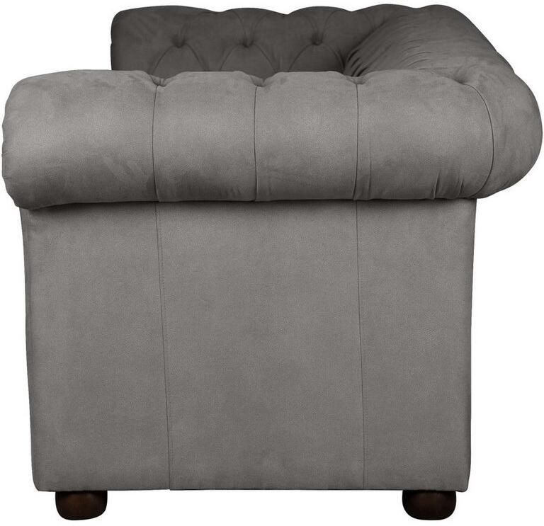 Home affaire 3-zitsbank CHARENTE optionele slaapbank Chesterfield-sofa bedfunctie met edele knoopbevestiging en typische armleuningen b d h 198 89 74 cm - Foto 2