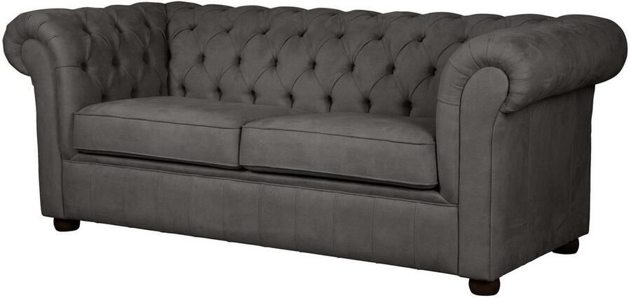 Home affaire 3-zitsbank CHARENTE optionele slaapbank Chesterfield-sofa bedfunctie met edele knoopbevestiging en typische armleuningen b d h 198 89 74 cm - Foto 5