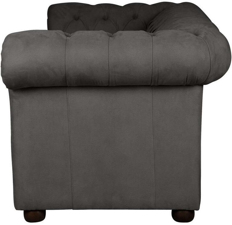 Home affaire 3-zitsbank CHARENTE optionele slaapbank Chesterfield-sofa bedfunctie met edele knoopbevestiging en typische armleuningen b d h 198 89 74 cm - Foto 2