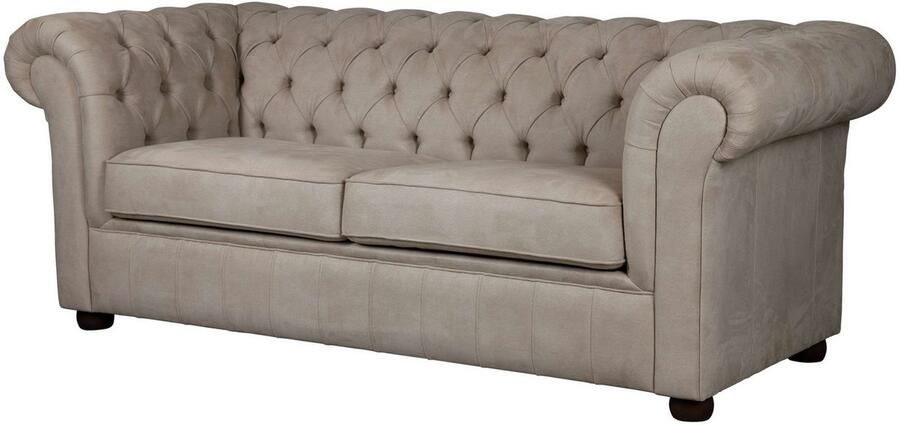 Home affaire 3-zitsbank CHARENTE optionele slaapbank Chesterfield-sofa bedfunctie met edele knoopbevestiging en typische armleuningen b d h 198 89 74 cm - Foto 5