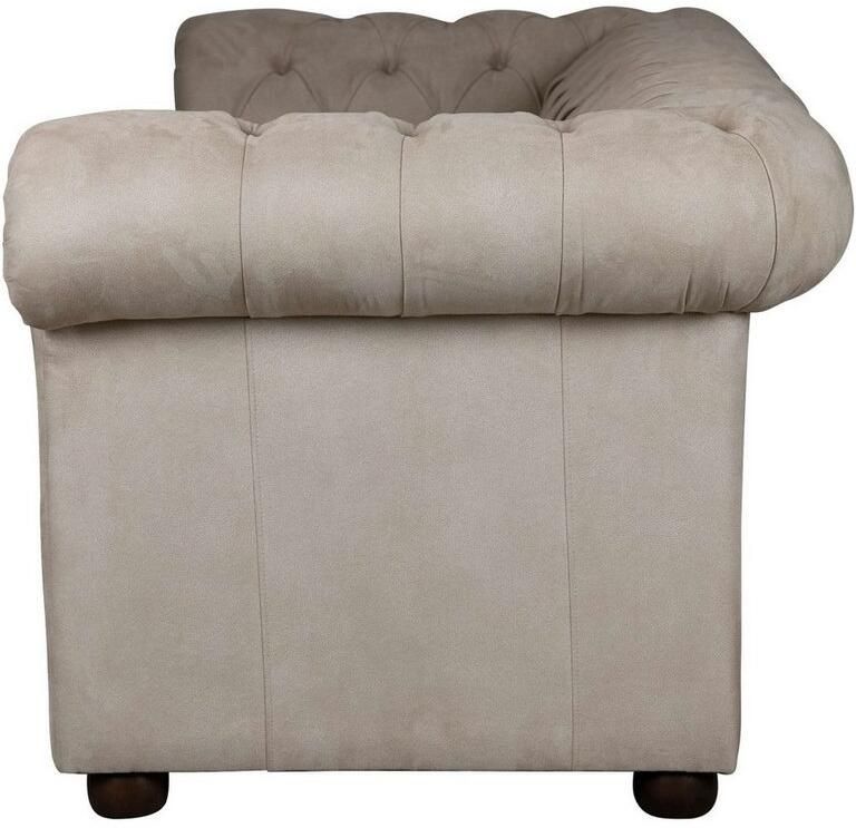 Home affaire 3-zitsbank CHARENTE optionele slaapbank Chesterfield-sofa bedfunctie met edele knoopbevestiging en typische armleuningen b d h 198 89 74 cm - Foto 2