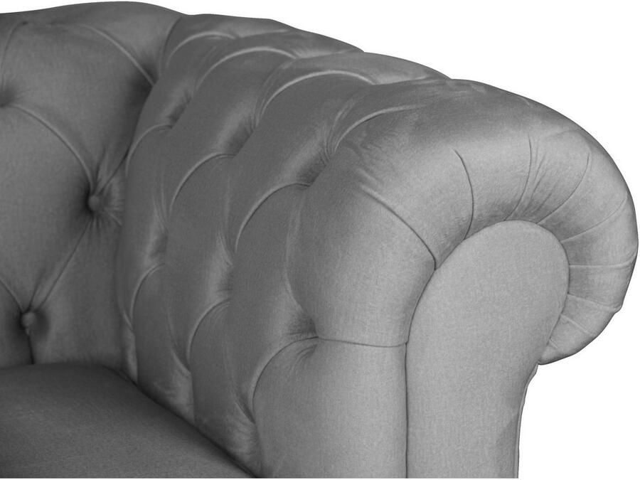 Home affaire 3-zitsbank CHARENTE optionele slaapbank Chesterfield-sofa bedfunctie met edele knoopbevestiging en typische armleuningen b d h 198 89 74 cm