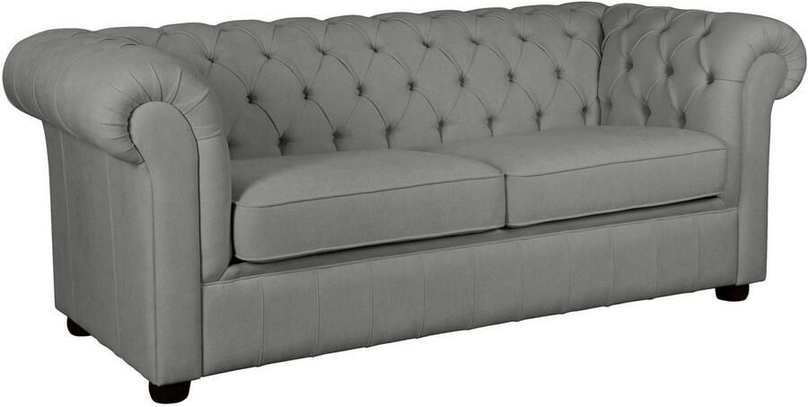 Home affaire 3-zitsbank CHARENTE optionele slaapbank Chesterfield-sofa bedfunctie met edele knoopbevestiging en typische armleuningen b d h 198 89 74 cm - Foto 5