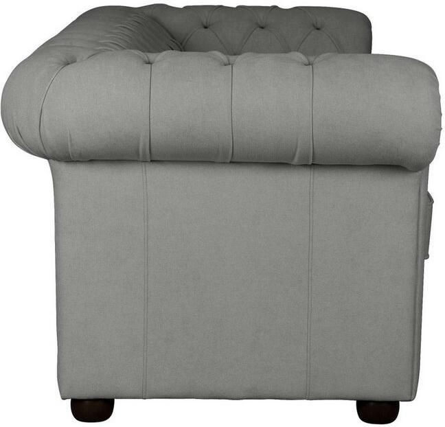 Home affaire 2-zitsbank CHARENTE Chesterfield bank golfvering afmetingen: B D H: 147 89 74 cm - Foto 8