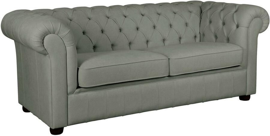 Home affaire 3-zitsbank CHARENTE optionele slaapbank Chesterfield-sofa bedfunctie met edele knoopbevestiging en typische armleuningen b d h 198 89 74 cm - Foto 5