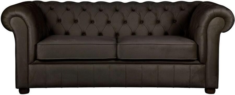 Home affaire 3-zitsbank CHARENTE optionele slaapbank Chesterfield-sofa bedfunctie met edele knoopbevestiging en typische armleuningen b d h 198 89 74 cm - Foto 8