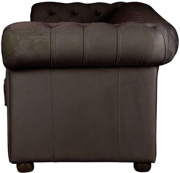 Home affaire 3-zitsbank CHARENTE optionele slaapbank Chesterfield-sofa bedfunctie met edele knoopbevestiging en typische armleuningen b d h 198 89 74 cm - Foto 6